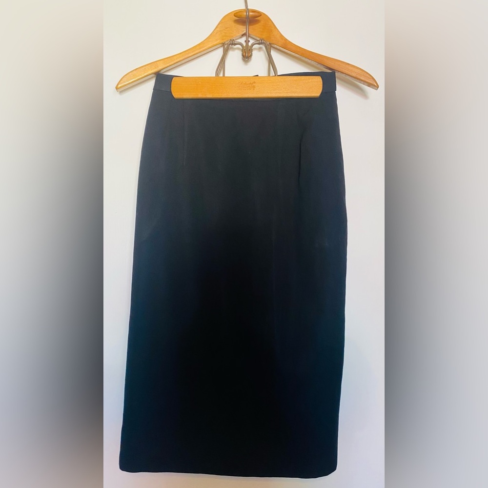 Vintage Black Pencil Skirt